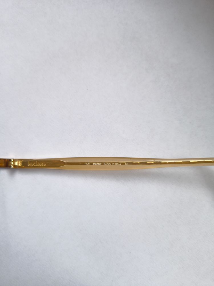 Montatura Maxmara Gold Metal Eyeglasses image 3